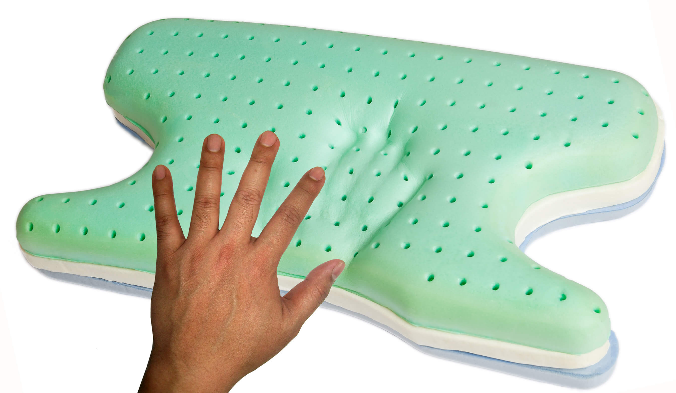 Best in Rest Memory Foam 3-Layer CPAP Pillow - Adjustable Support for ...