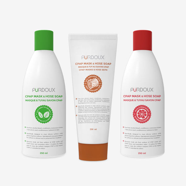 PURDOUX CPAP Mask & Hose Cleaning Soaps